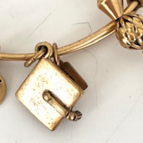 Alex and Ani 4 Gold Charmed Bracelets - Picture 4 of 6